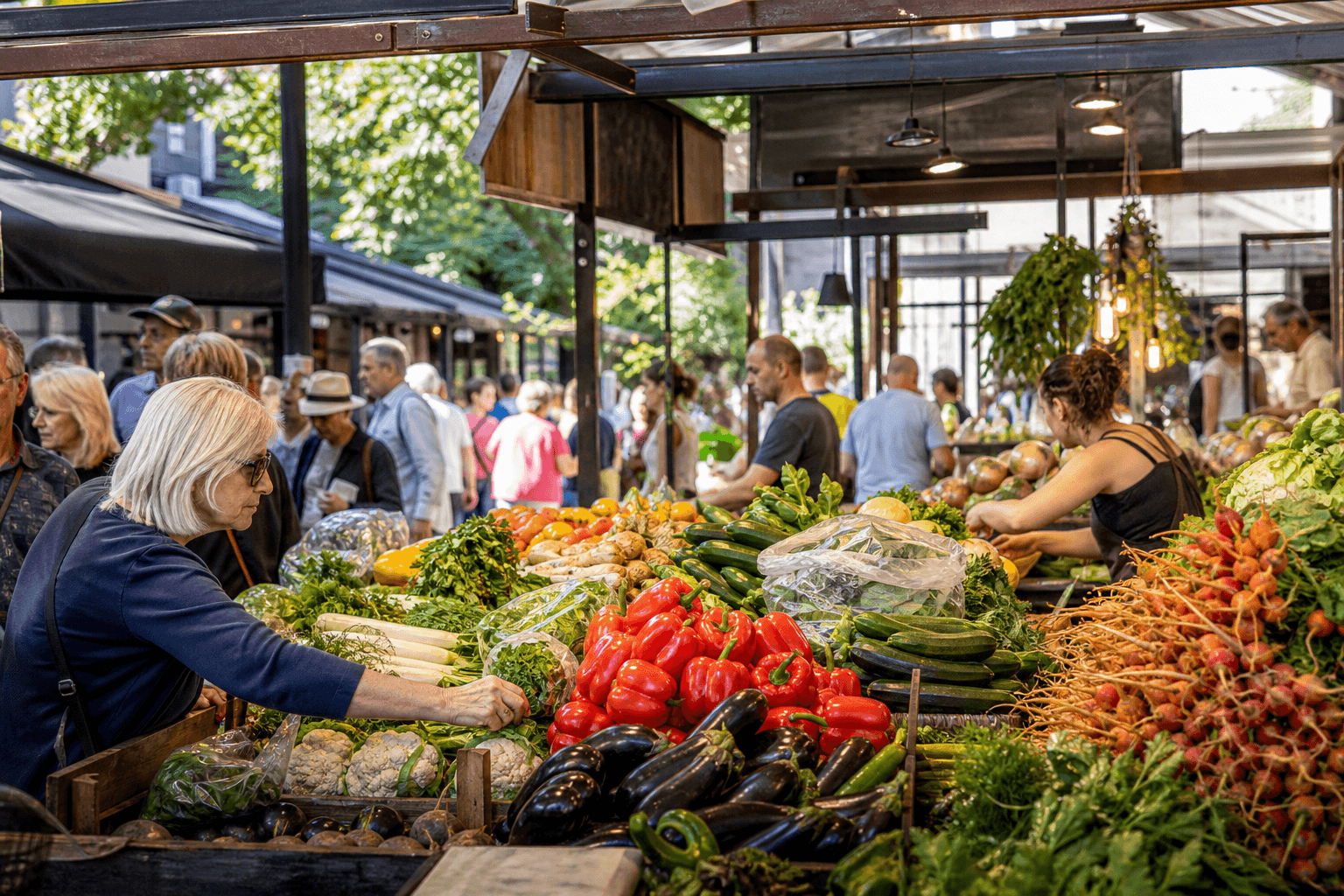 Fresh produce at Prahran Market